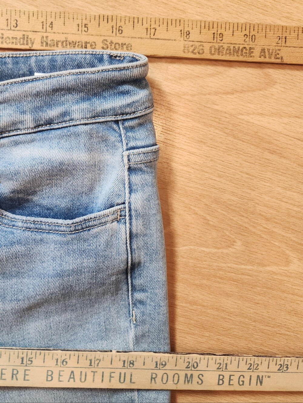 NWT Vervet Miranda Midrise Bootcut Lightwash Jeans Women's Size 33 (16) Stretch - Picture 10 of 16